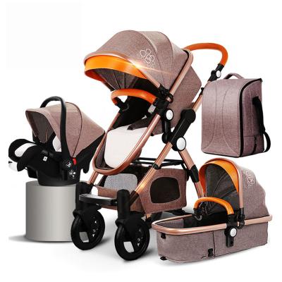 China Travel System Stroller Set Breathable Foldable Lightweight Baby Strollers Easily 4 In 1 Deluxe for sale