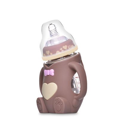 China Smart Manufacturers Hands Food Grade 100% BPA Free Baby Silicone Milk Free Feeding Bottles for sale