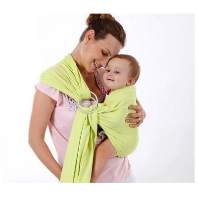 China Fiber Bamboo Factory Baby Carriers Ring Sling Baby Wrap Carrier Cotton Organic Bamboo for sale