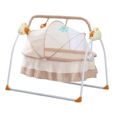 China Eco-Friendly Materials Baby Crib Newborn Crib Bed With Foldable Mosquito Net For Travel for sale