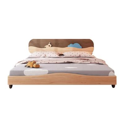 China Modern Cute Design Simple Modern Stable Furniture Wooden Kids Bed Room Baby Kids Bed for sale