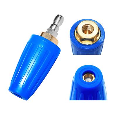 China Hotels 5000psi Professional Pressure Seal Turbo Rotary Brass Nozzle Sewer Jet Turbo Nozzle for sale