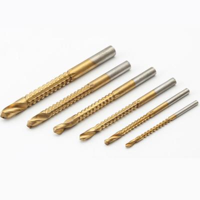 China Fast Speed ​​Drilling Factory Outlet Twist Drill High Speed ​​Steel Serrated Drilling Artifact for sale