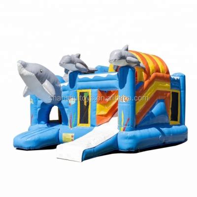 China Hot Selling Amusement Park Combo Slide and Inflatable Bouncer Inflatable, Inflatable Bouncing Castle for Kids for sale