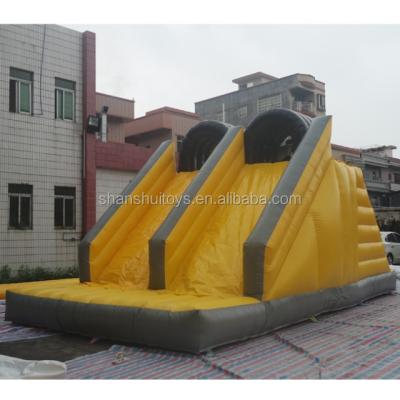 China 0.55mm PVC tarpaulin inflatable sport climb slide for kids, good quality party inflatable water slide for sale for sale