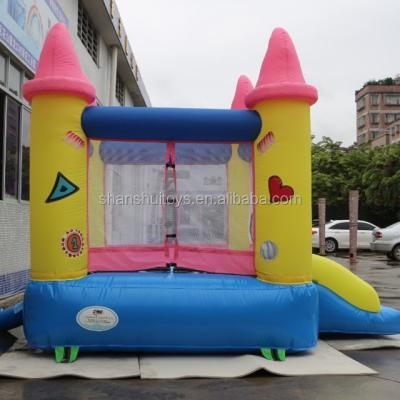 China Indoor Commercial Indoor Bouncy Castle With Combo Slide Inflatable Bouncer Slide For Kids for sale