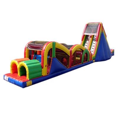 China China Best Inflatable Adult Inflatable Obstacle Course, Inflatable Green Obstacle Tunnel, Outdoor Event Obstacle for sale