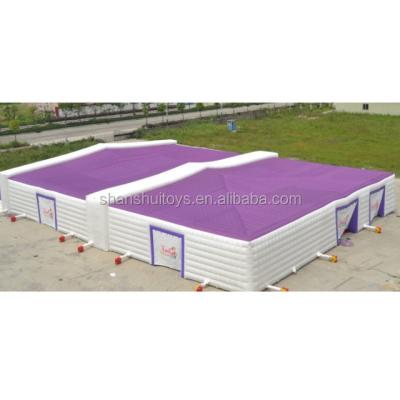 China Outdoor Inflatable Event Tent Giant Marquee Tent With Lighting Inflatable Tent House For Event for sale