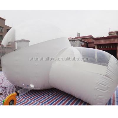 China Outdoor waterproof outdoor camping transparent inflatable dome tent, inflatable bubble tent for sale for sale