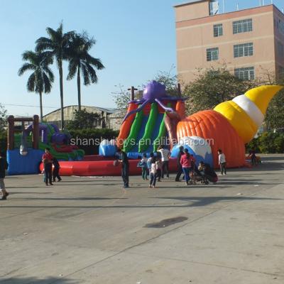 China PVC tarpaulin giant inflatable water park, inflatable water park slide, inflatable water park pool equipment for sale for sale