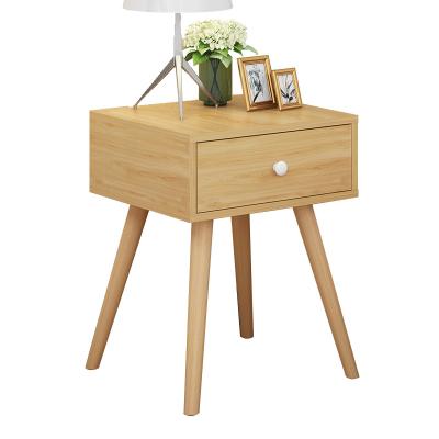 China Nordic hot sale modern wooden hotel bedside table side tables for bedroom bedside for sale