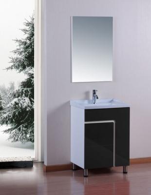 China 24 Inch Modern Bathroom Vanity, Lavatory Mirror Cabinet PVC for sale