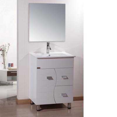 China MODERN PVC BATHROOM SINK CABINET BATHROOM VANITY CABINETS FURNITURE for sale