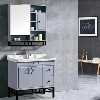 China Modern Furniture New Design Wall Mounted Wash Basin Bathroom Cabinets for sale