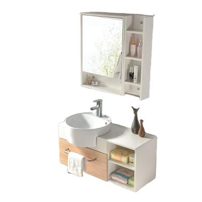 China Modern Style Bathroom Floor Cabinet Bath Furniture Bathroom Cabinet Plywood Vanity Sink Cabinet for sale