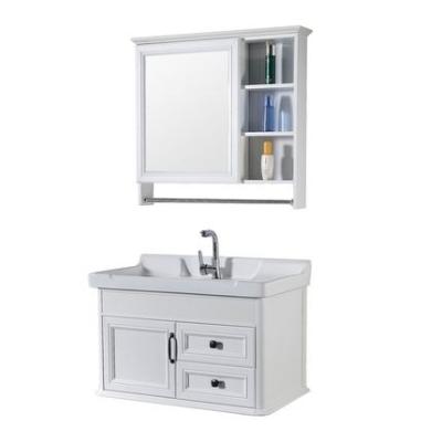 China New Design Modern Bathroom Vanity Solid Wood Bathroom Cabinets for sale