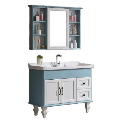 China Waterproof Modern Bathroom Vanity Cabinets Sets Bathroom Vanity Cabinets for sale