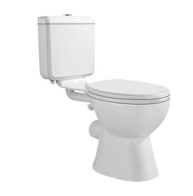 China Modern Floor Standing Installation Two Piece PVC Ceramic Toilet Tank Available for sale