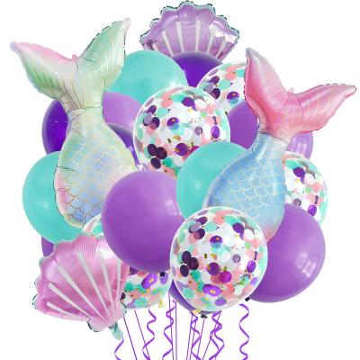 China Hot Sale Party Decoration Latex Balloons Mermaid Party Balloon Holder Party Decorations Children's Day Birthday Decoration for sale