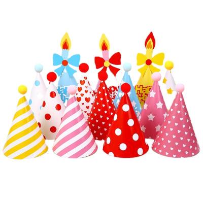 China Cheap Birthday Party Hats Festival Decoration Selection Conical Party Hats In Matching Colors Adult Kids Party Birthday Hat for sale