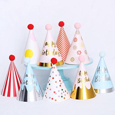 China Baby Wholesale Popular Children's Accessories Magician Party Magician Party Hats Festival Decoration Selection Adult Birthday Party Hats for sale