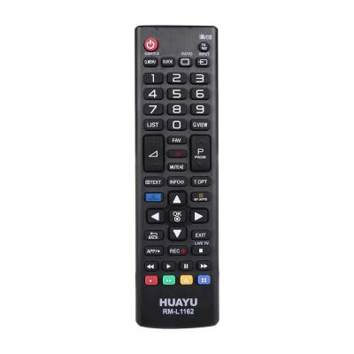 China HUAYU RM-L1162 LCD TV Black ABS Durable Led Remote LCD Led TV Remote Control For Universal for sale