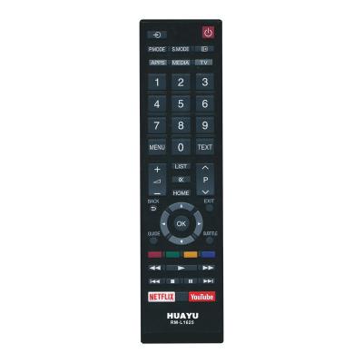 China PBOX HUAYU RM-L1625 Ordinary ABS Infrared Universal For Toshiba LCD Led TV Remote Control for sale