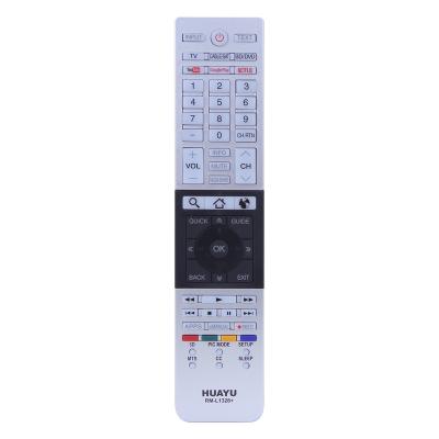 China HUAYU RM-L1328+ TV PBOX replacement use for Toshiba remote with same functions as original remote black for sale