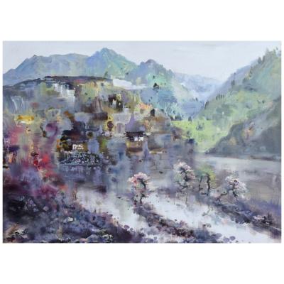 China LANDSCAPE New Arrival 90*70cm Modern Abstract Living Room Decoration Oil Paintings Art for sale