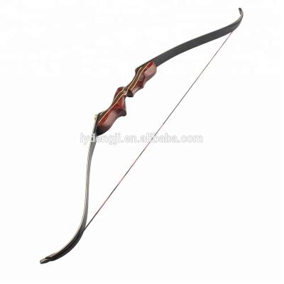 China High quality handmade archery wooden recurve bow for hunting for sale