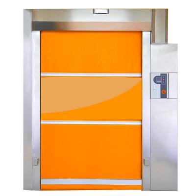 China Food Industry Folding Heavy Duty Roller Shutter Door Galvanized Steel Flexible Foam for sale