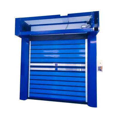 China Blast Proof PVC Rapid Roller Shutter Door Clean Room Cold Room Roller Shutter Door for sale