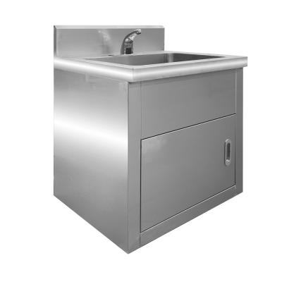 China Lavabo de lavado de manos personalizado de acero inoxidable 304 para limpieza y desinfección en venta