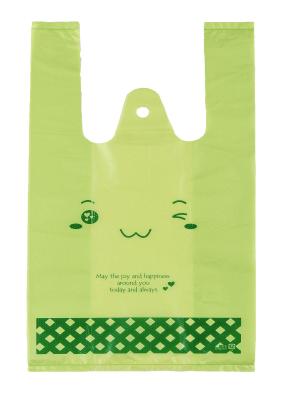 China Biodegradable Plastic Grocery Bags / Shopping Bags for sale