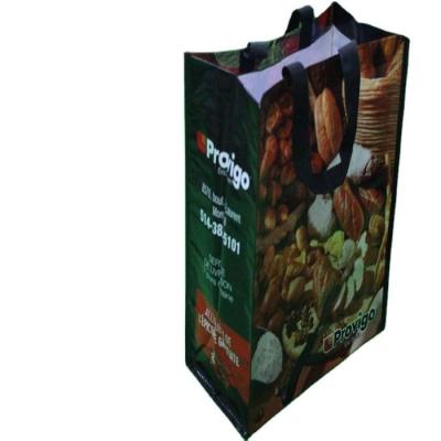 Chine Coated PP Woven Nonwoven Shopping Bag with Embroidery Handle à vendre