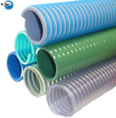 China High Pressure Clear Steel Wire Reinforced PVC Suction Hose Te koop