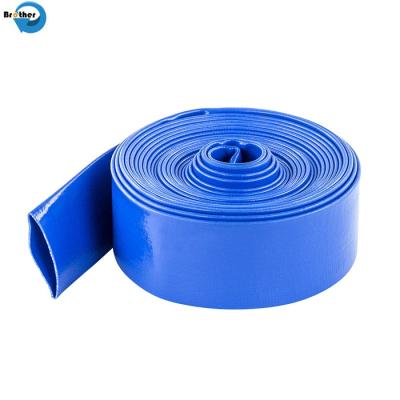 China Leading Manufacuturer Size From 1inch 10 Inch 4bar High Pressure Layflat PVC Hose Te koop