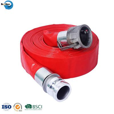 China 1 to 8 inch Water Discharge PVC Layflat / Lay Flat Hose for Irrigation Te koop