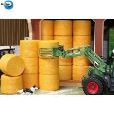 中国 China Virgin PP Woven Custom Hay Bale Covers For Packing Hay , UV - Treated 販売のため