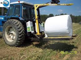 中国 China Good Sale Colored Non Toxic Large Round Hay Bale Covers , Breathble Hay Bale Fabric 販売のため