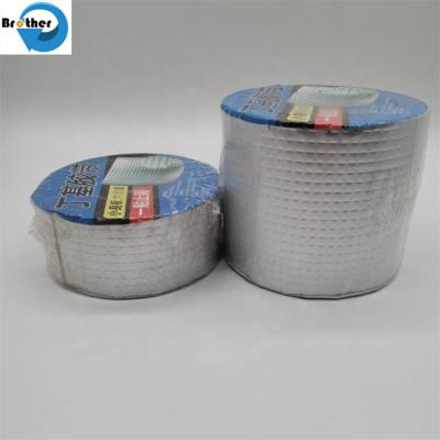 중국 Waterproof Butyl Rubber Tape Single Side Aluminum Foil Rubber Tape High Stick for Leakage Repairing 판매용