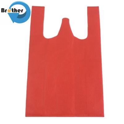 Κίνα Retail Shopping Handle PP Vest Non Woven Nonwoven Die Cut T-Shirt Bag προς πώληση