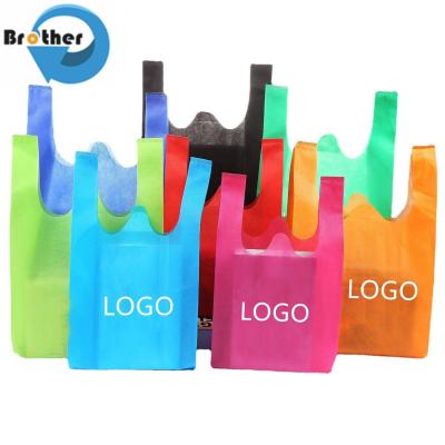 China Custom Reusable Shopping Bag Shopping Bag Advertising Eco-Bag PP Non-Woven T-Shirt Bag for sale