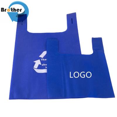 Κίνα Custom Recycle PP Spunbond Nonwoven Vest Eco Shopping T-Shirt Bag προς πώληση