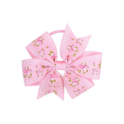 China Lovely Sweet Cute Girls Hair Bows Hawaiian Flower Baby Hair Bows Clips Accessories for sale