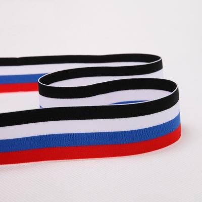 China Customized Viable Jacquard Stripe Elastic Band, Jacquard Underwear Elastic Waistband Elastic Waist Strap Elastic Band for sale