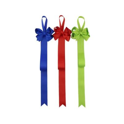 China Hair Beauty 3 Inch 12 Colors Candy Color Ribbon Handmade Hair Bow Stand for sale