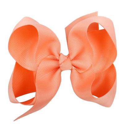 China Large Soft Grosgrain Ribbon Hairbows Hairpins Accessories for sale