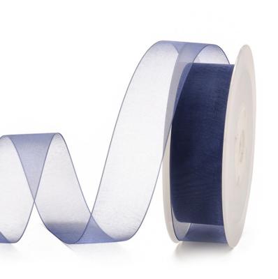 China Wholesale High Quality 9MM-50MM Solid Color Polyester Solid Color Organza Ribbon for sale