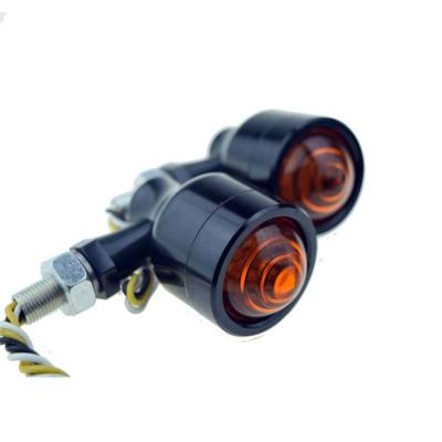 China Aftermarket Aluminum Chopper Turn Indicator Aftermarket Aluminum Chopper Turn Indicator Motorcycle Custom Mini Turn Indicators 2pcs LED Light Cruiser Chopper Custom Turn Indicator Lights à venda